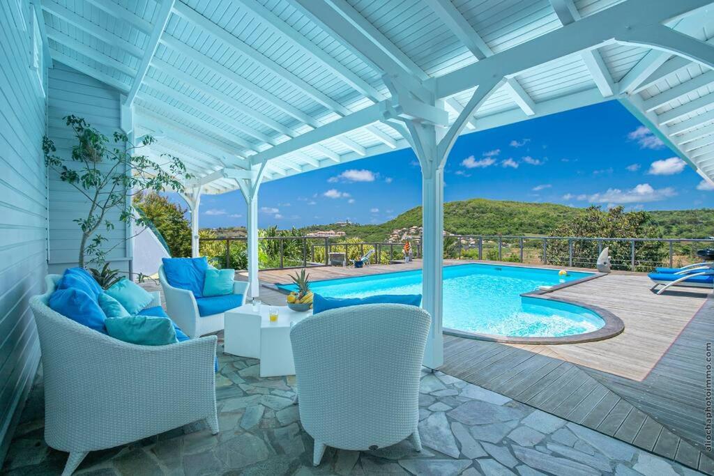 Luxueuse Villa Katleya, Vue Mer Le Vauclin Luaran gambar
